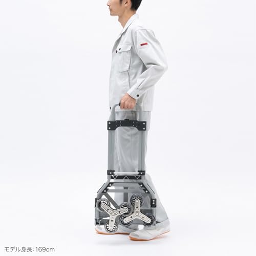 SANWA SUPPLY Folding Carry (3-Wheel Staircase Cart) CART-FA6GY