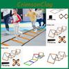 Agility Butterfly Multifunctional Ladder Jump Training Kit Kids Soft Ladder Rope