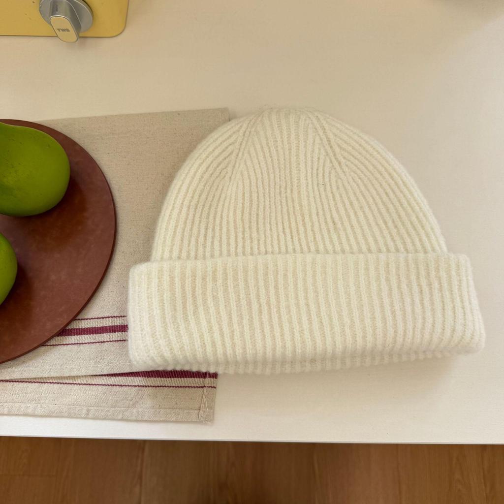 Wool Blend Beanie: Solid Color, Autumn/Winter, Stylish & Warm for Workwear and Hiking