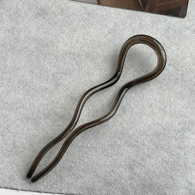 Elegant U-Shaped Hairpin for Women - Chinese Style Bun Clip 2025