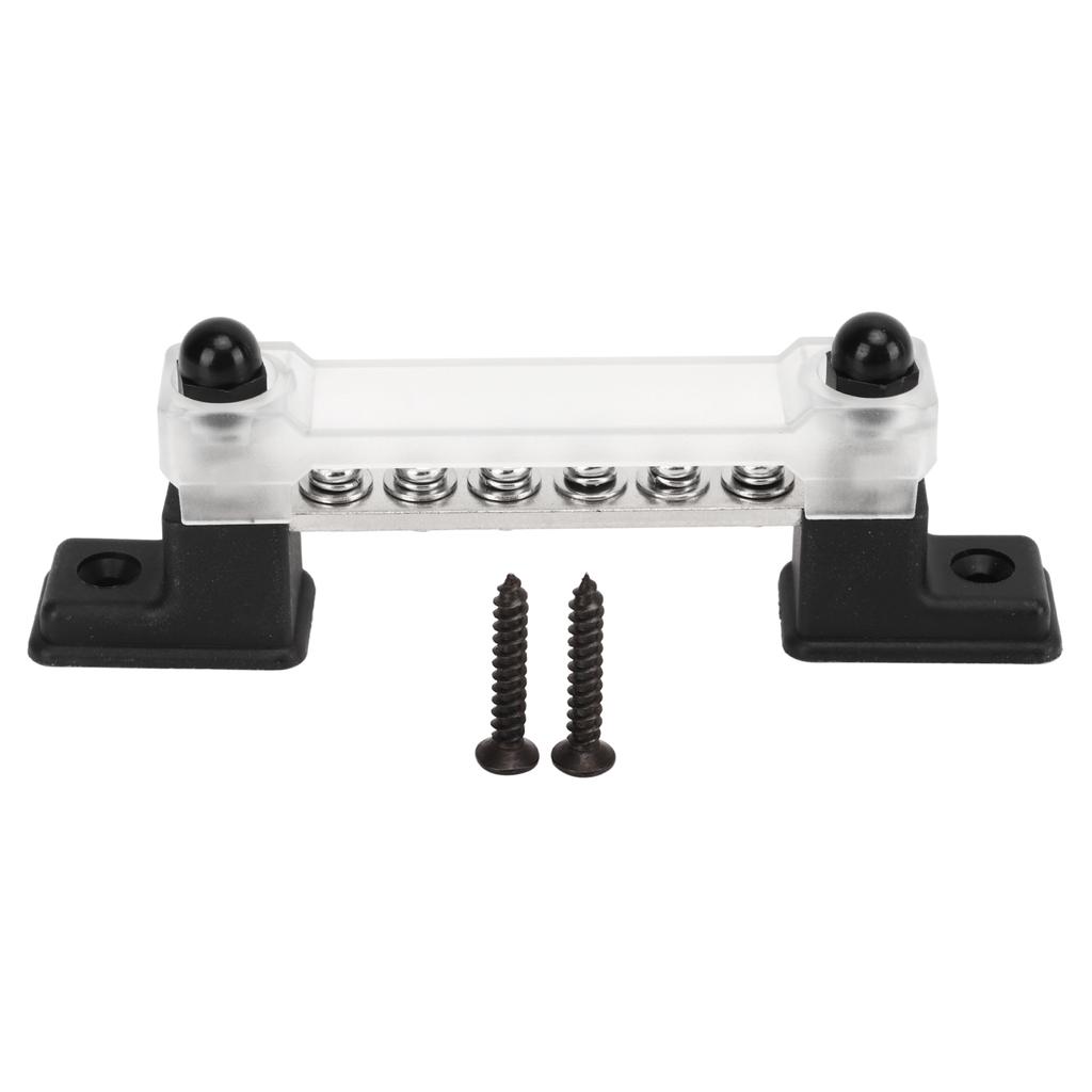 Terminal Bus Bar Power Distribution Terminal Block Wire Screw Electrical Grounding Bars Block for Cars Boats Yachts