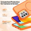KEYSION Matte Skin Feel Lens Stand Phone Case for MagSafe for Samsung A52 A52S 5G Magnetic Shockproof Cover for Galaxy A13 4G 5G