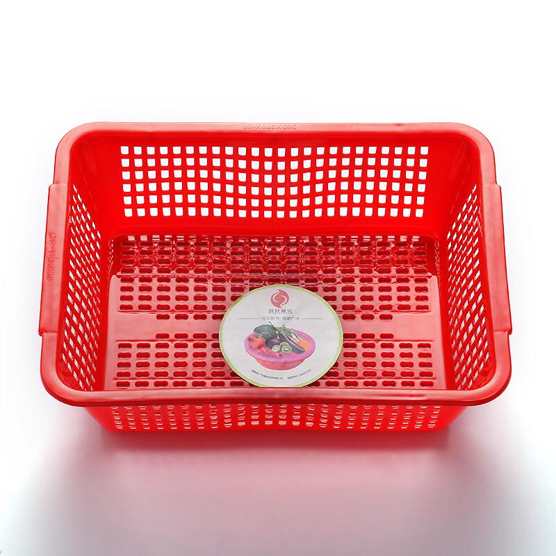 Rectangular Kitchen Colander Basket - Green, 2-Pack