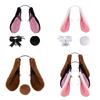 Adorkable Headband Cartoon Rabbits Hair Hoop Eye-catching Headpiece Headwear for Halloween Cosplay Role Play