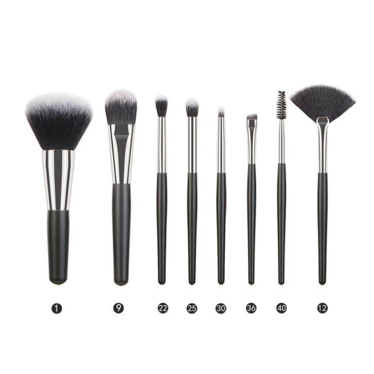 High Quality Low Moq Custom Private Label Luxury Brand Professional Black Customize Makeup Brush