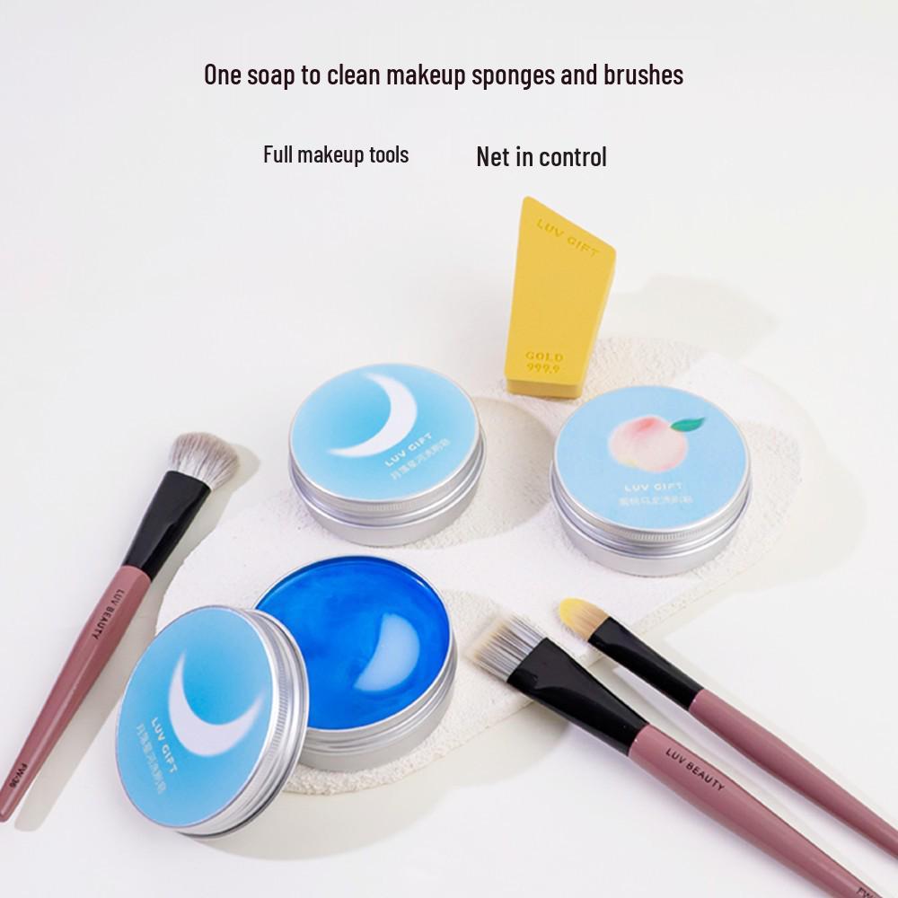Makeup Brush & Beauty Sponge Cleaning Soap - Portable Mini Tool