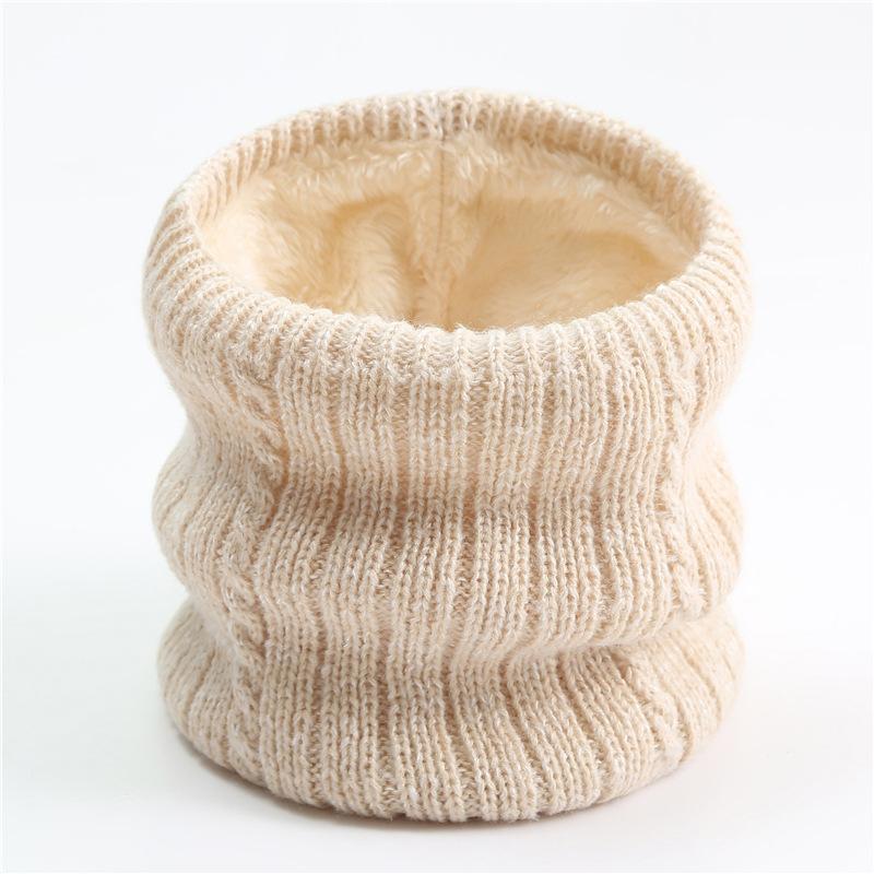 New Autumn Winter Men Women Intensification Fleecing Ring Scarf Children's Neckerchief For Kids Ski Knit Neck Cover Warm Collar