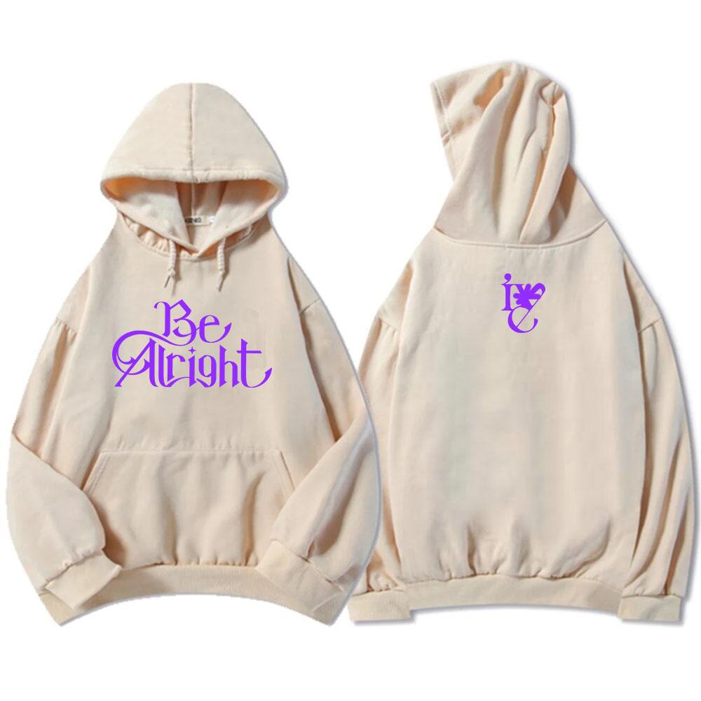 Alright EP Hoodies Letter Graphic Printing Sweatshirt Long Sleeve Fashion Korean Band Pullovers Men Women Clothing