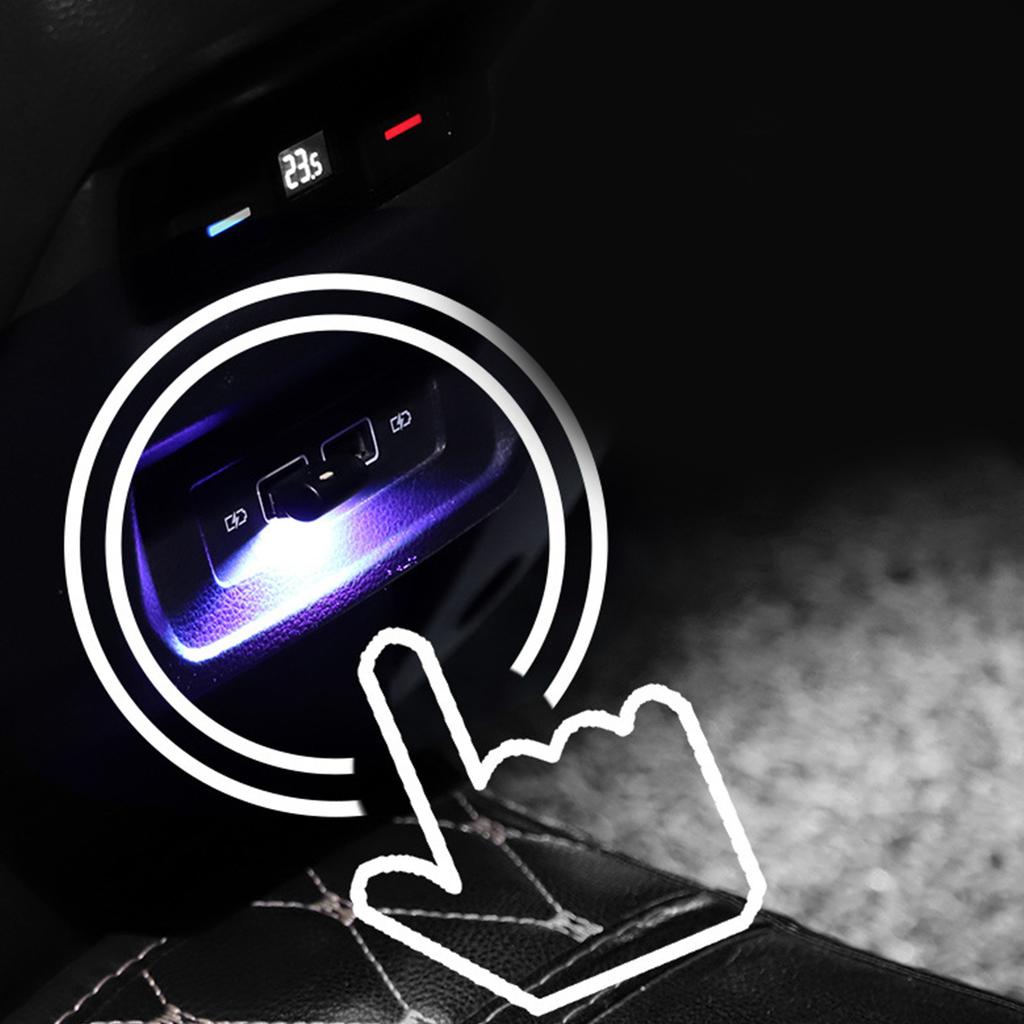1Pc/4Pcs Car Atmosphere Light Car LED Lights RGB Automotive Interior Lamp Car Mini USB Atmosphere Light for Laptop Home