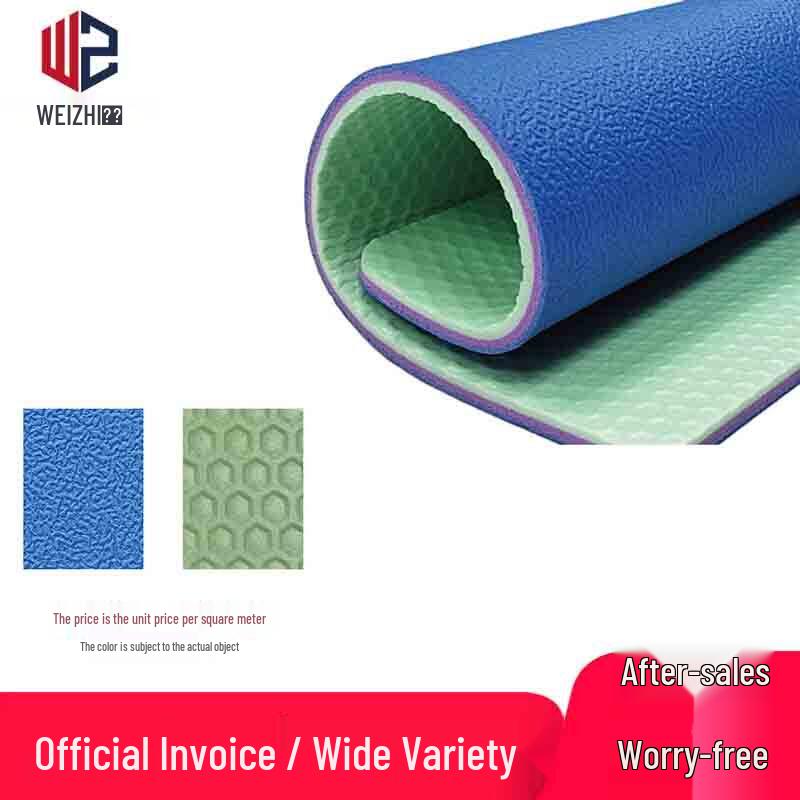 Weizhi 6.0mm Anti-Slip Sports Flooring Mat