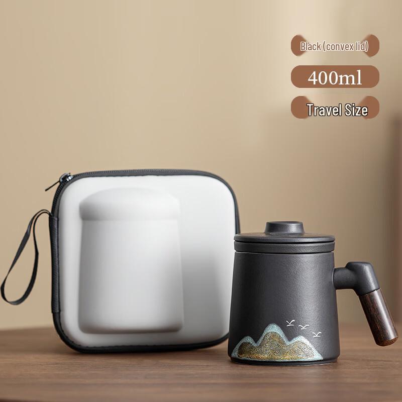 Chuchuang Jingpin Portable Chinese Coarse Pottery Mug