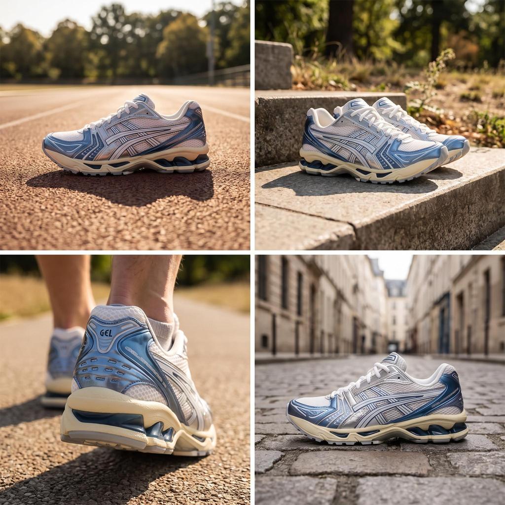 Asics Gel Kayano 14 Cream Denim Blue Unisex Sneakers 1203A537-102