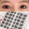 Natural And Realistic Large-Capacity Glue-Free False Eyelashes Curled In Sections Long-Lasting And Durable