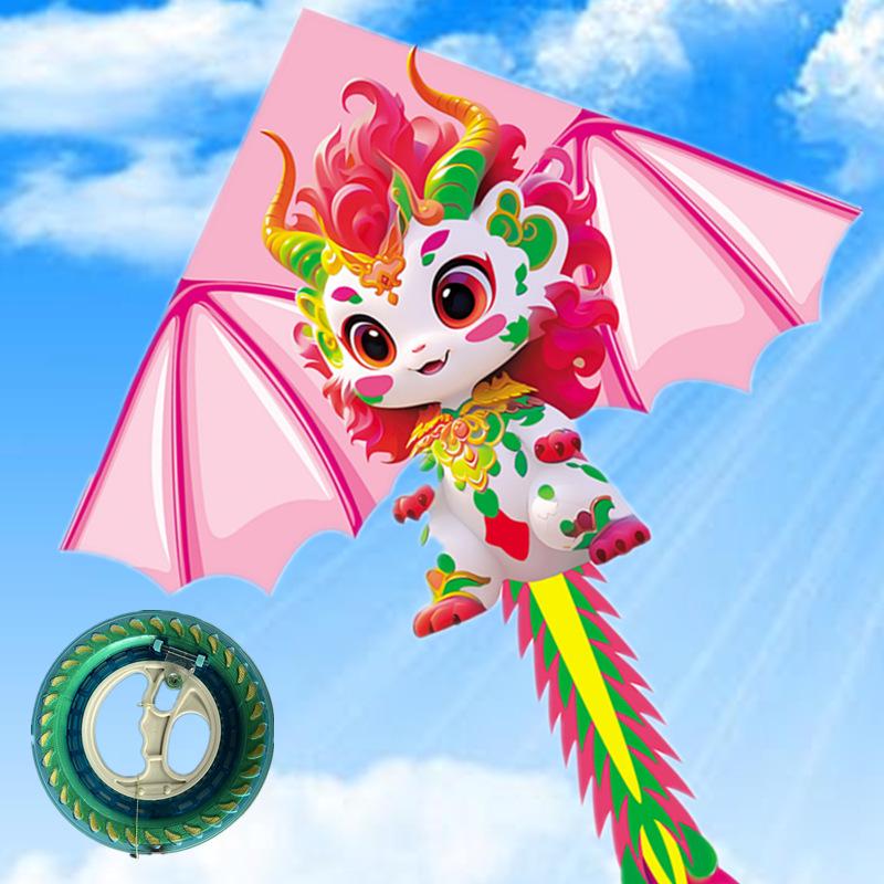 Weifang Snake Treasure Cartoon Kite - Easy-to-Fly for Adults & Kids