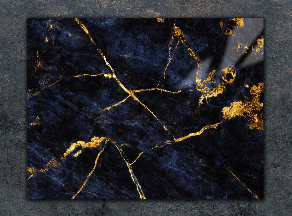 TABLA DE CORTAR DE CRISTAL 52x40 MÁRMOL