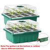Heavy Duty Seed Starter Kit, Plant Tray with Humidity Dome and Base, Outdoor Friendly with Vent Hood & Drainage Holes