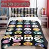 3pcs Duvet Cover Set (1*Duvet Cover + 2*Pillowcase, Without Core), Custom Name Bluey Pattern Bedding Set, Home Bedroom Decor Gift