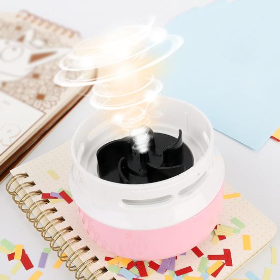 Mini Desktop Vacuum Cleaner Dust Remover Sweeper Home/Office Table Cleaning Tool