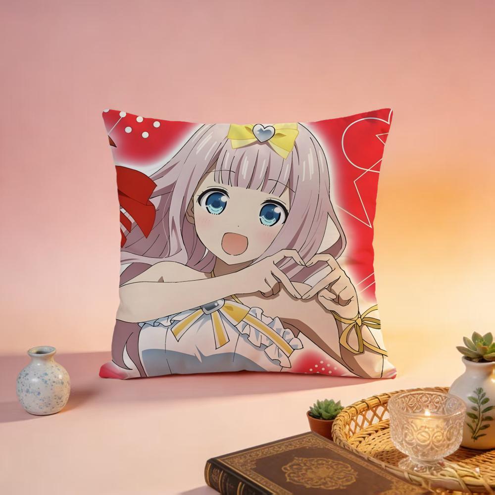 Fashion KKaguyasama Love Is Wared Cushion Cover Premium SkinFriendly Pillow Case MultiPurpose for Home Office Travel