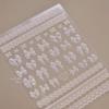 1pcs 5D Shell Light Nail Stickers Fashion Gold Border Love Bowknot Moon Star Art Decal High Quality Manicure Decorations