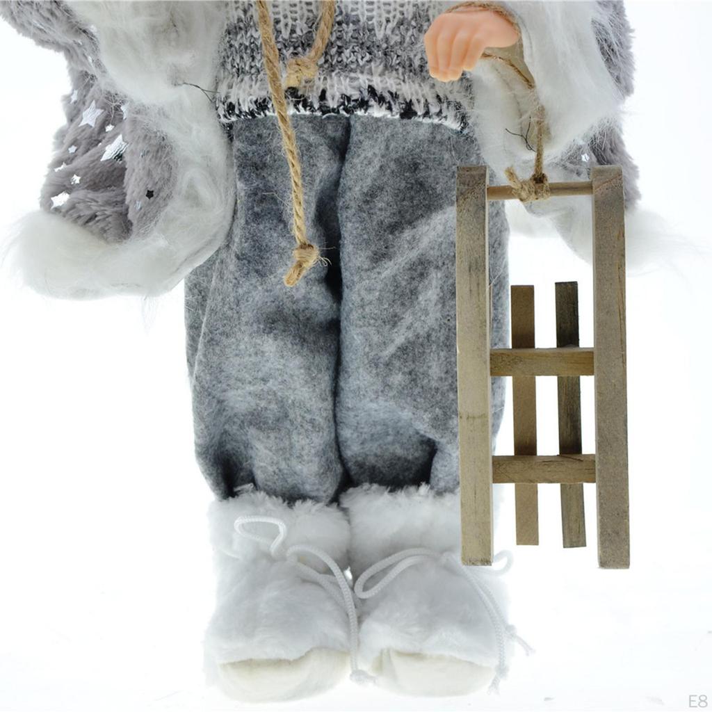 Santa Claus Figurines, Standing Figurines Decorations Gift for Indoor Home Office