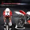 1:9 Scale V4R 1299 Motorcycles Toy Models Cars Alloy Diecast Rubber Tires Motorcycle Shock Absorption Motorbike Interactive Toys
