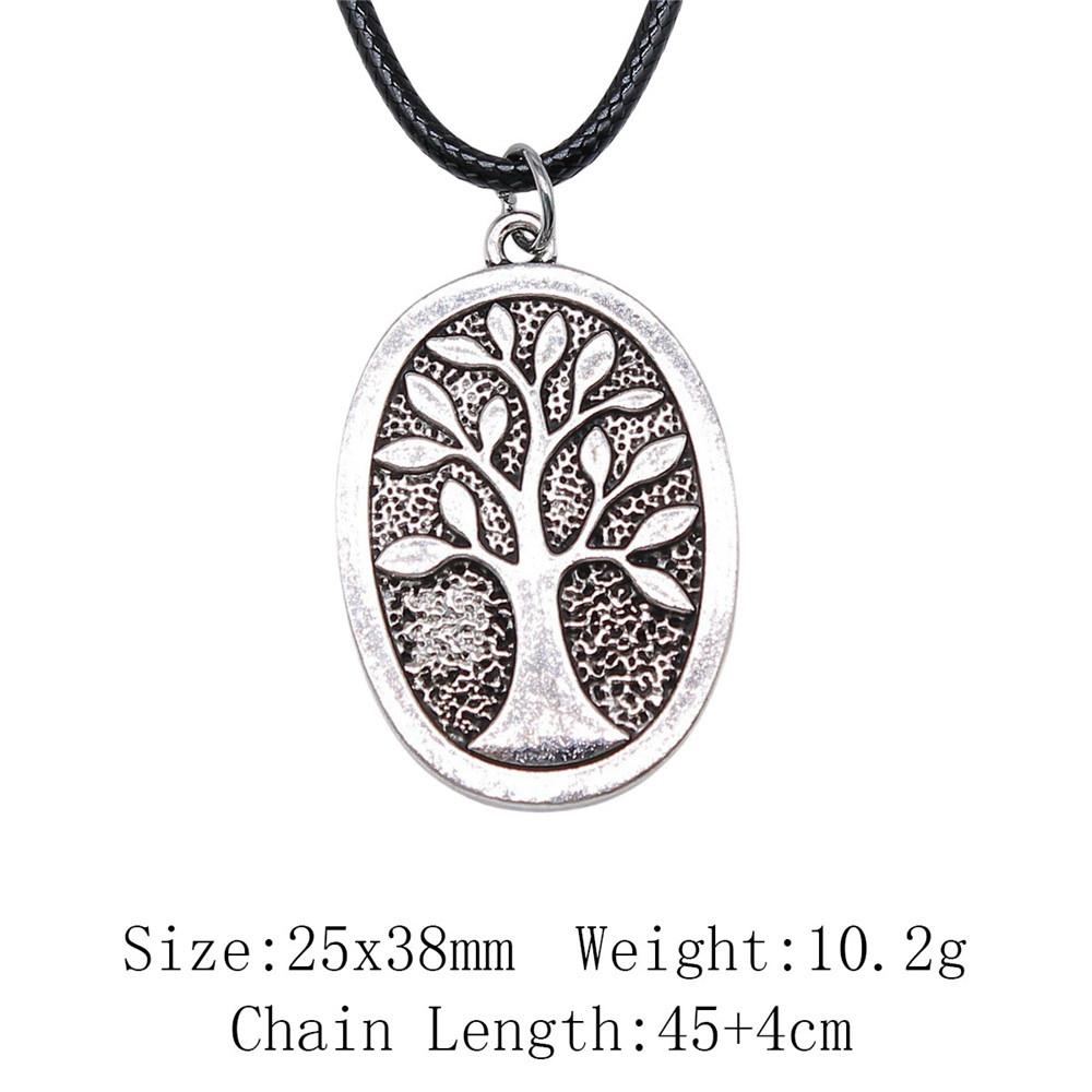 Valentinstag Halsdekoration Lebensbaum Baum Halskette Lederkette 45cm Günstige Dinge Choker Hals