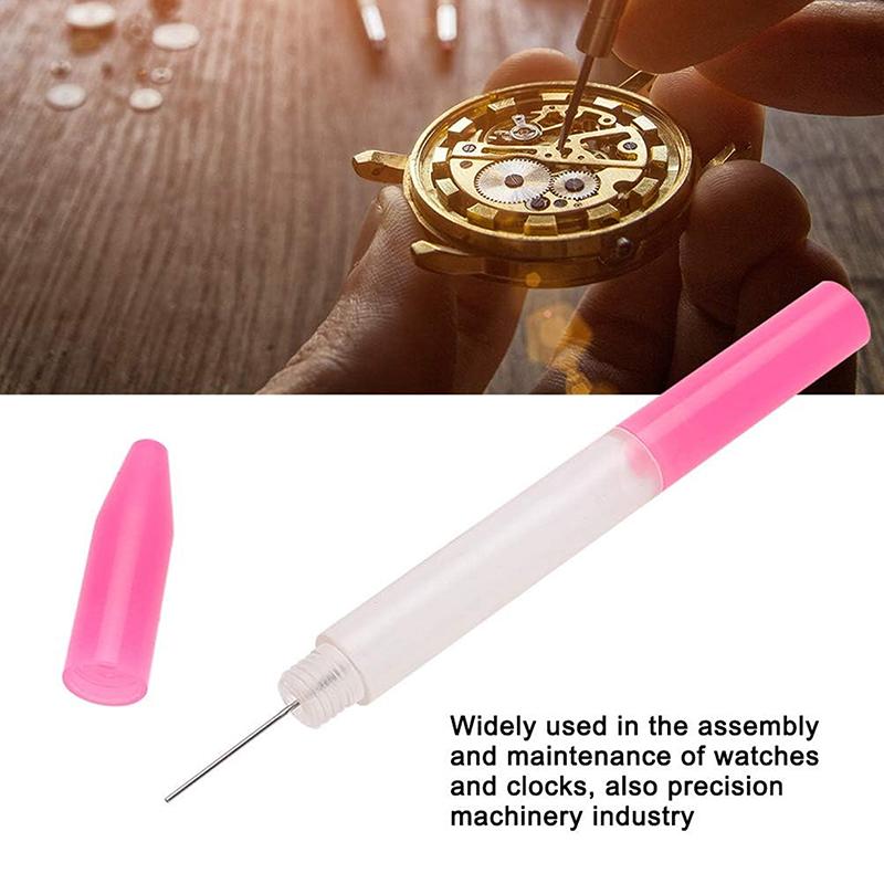 1/3Pcs Precision Oiler Pen Tip Mini Lubricant Oil Pen Needle Watch Part Clock Sewing Repair Tool For Watchmaker