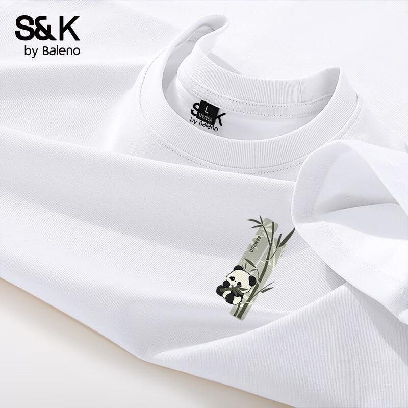 Baleno Men s S&K Pure Cotton JPB Panda Bamboo Print T-Shirt 3XL