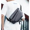 WEIXIER Shoulder Bag for Men Waterproof USB Male Shoulder Crossbody Bag Anti-Theft Short Travel Messenger Chest Sling Bag Postman Bag