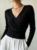 Women's Knitwear, Solid Color, Long Sleeve