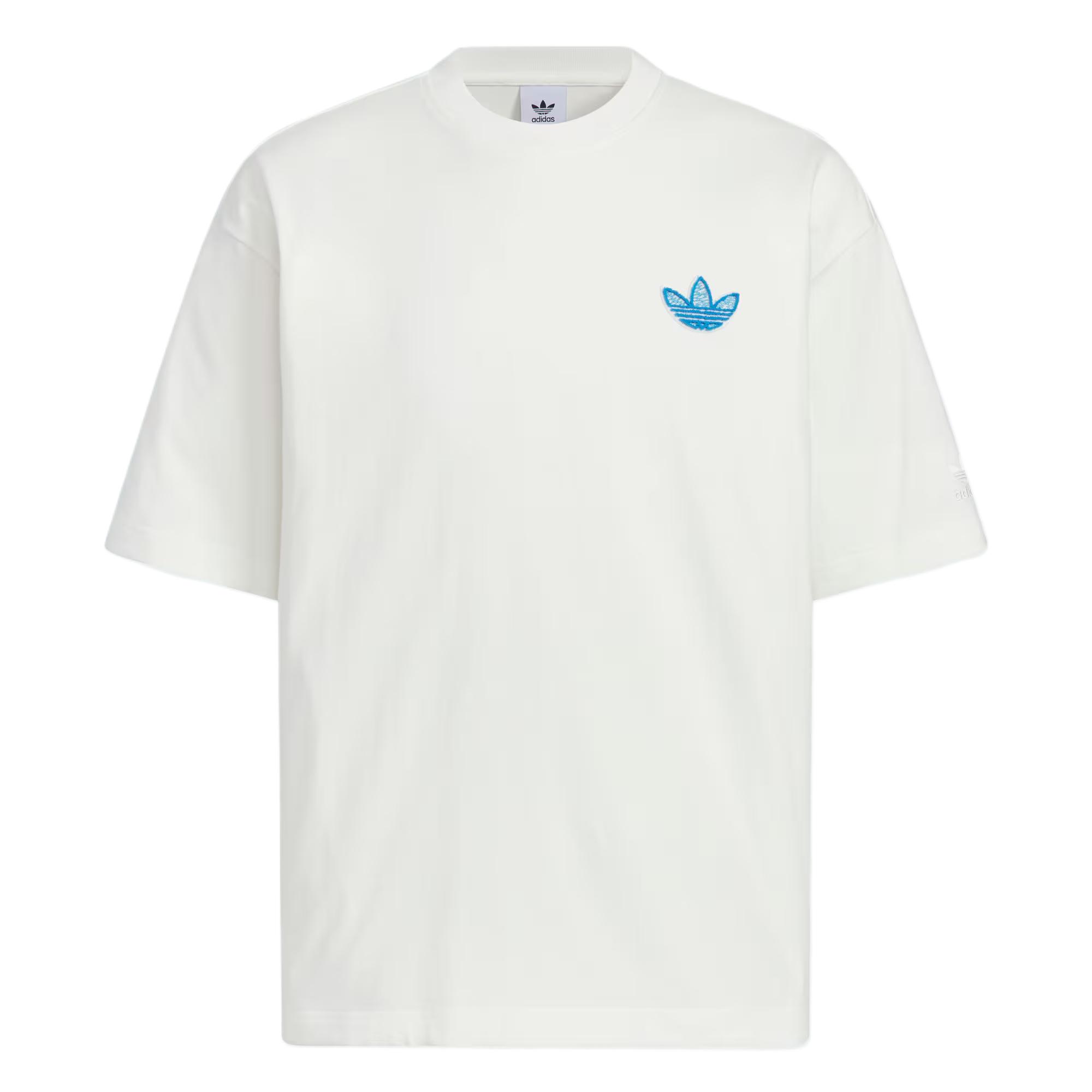 adidas Originals LM TEE Oversized Graffiti Logo T-Shirt White KE5793 2XL