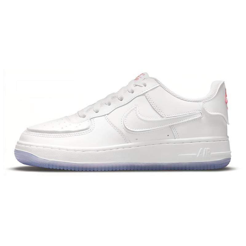 

Nike Air Force 1 Slip Resistant Cushioning Abrasion Resistant Low Top Kids Skateboarding Shoes White Blue Teenagers Sneakers DB1856-100 38.5