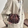 Spring New Retro Top Handle Bag Comfortable and Versatile Texture Bucket Bag Women Fashion Matte Korea Style Simple Shoulder Bag