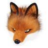 Maschera Canina Peluche Finitura Testa di Lupo Mezza Maschera Singola Testa Abbigliamento Cosplay Fury Indossabile