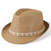 Straw Hat Men In The Elderly Sunshade Top Hat Women British Retro Jazz Hat Gentleman'S Hat Summer Sun-Proof Straw Hat