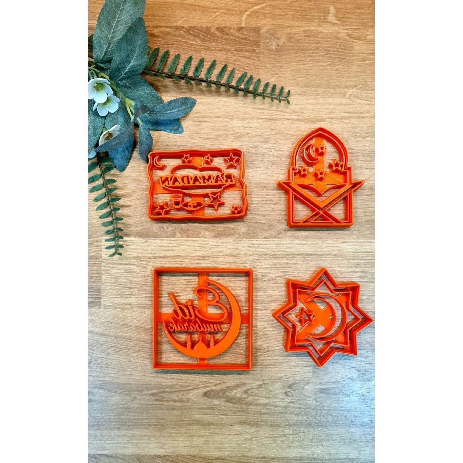 

Ramazan zel Eid Mubarak Hilal Ramadan Iftar Sofras Cookie Mold And Dough Shaping Set