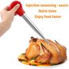 Stainless Steel Turkey Seasoning Tool Manual Pump for Red