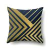 Nordic Style Ins Marble Polyester Pillowcase Car Decoration Home Printed Waist Cushion Pillowcase
