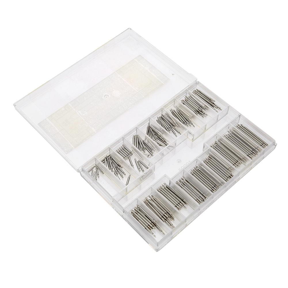 

270Pcs Stainless Steel Watchband Spring Bar 8 25mm Watch Strap Ear Sets