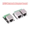 1 szt. Płytka adaptera Rj45 pojedyncza/podwójna żeńska Adapter sieciowy Rj45 zamienia zacisk o rastrze 3,5 na 8P adapter sieciowy