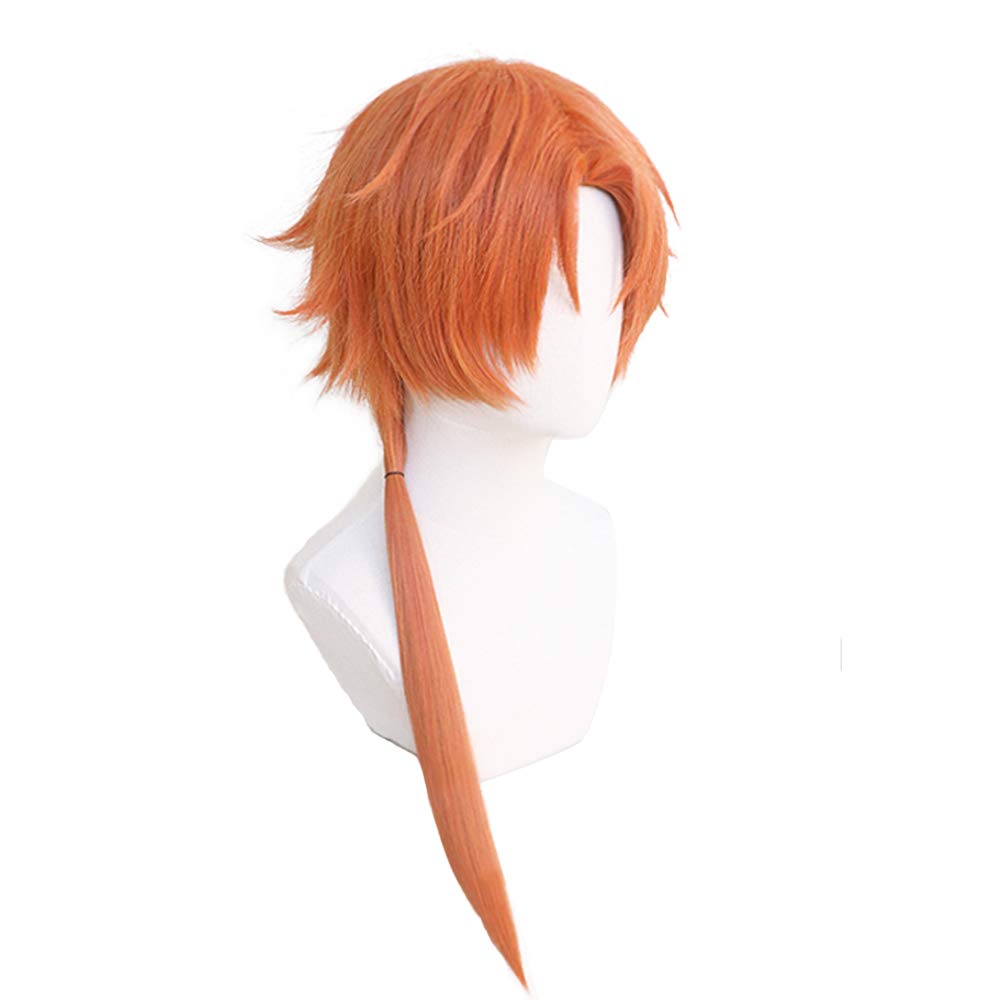 Cosplay Long Perfect for Parties and Costumes 4 Bonus Items Heat-resistant Wig, Yellow-red, Hair, +
