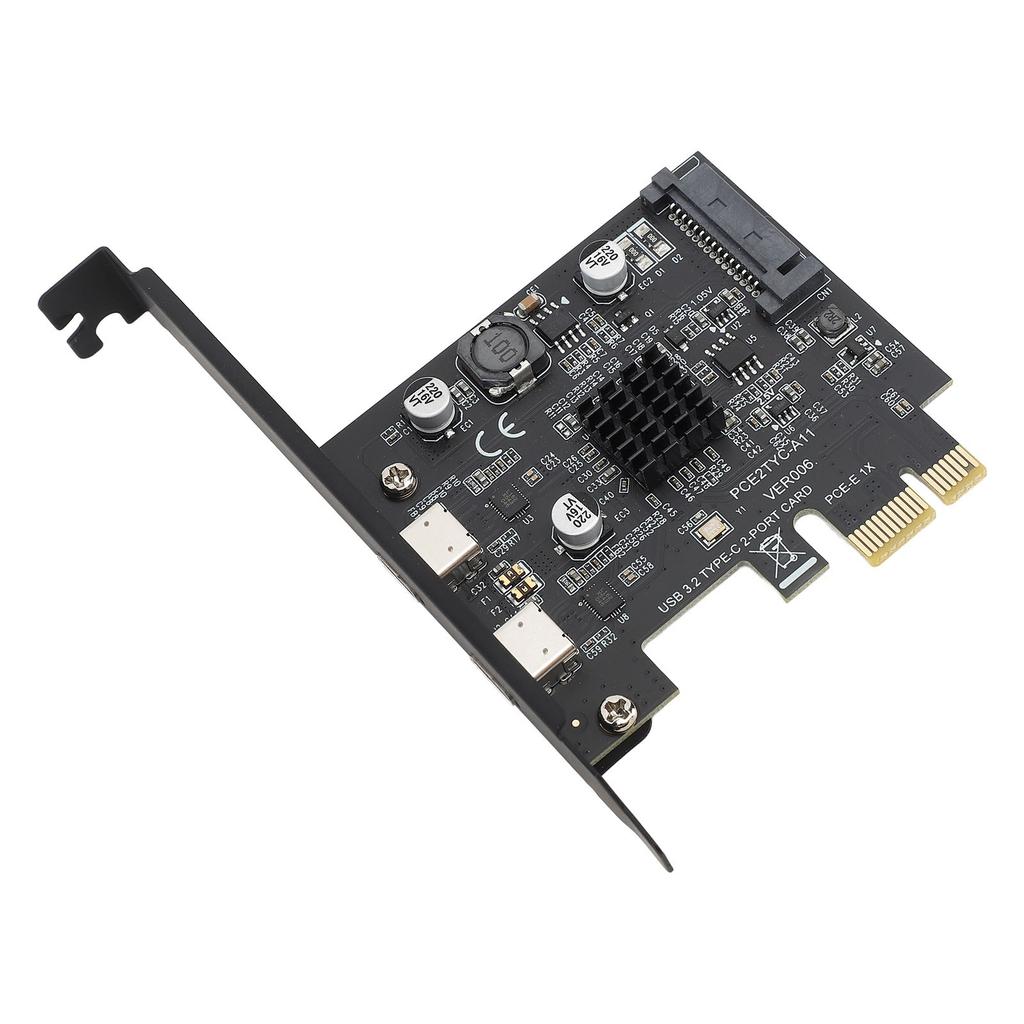 USB 3.2 PCI Express Erweiterungskarte GEN2 Dual Typ C High Speed 10Gbps PCI Express Erweiterungskarte für Desktop-PC für