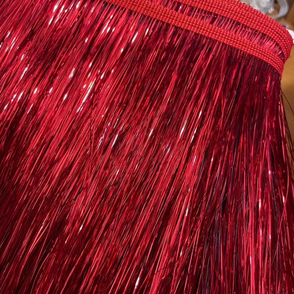 10 Yards 10/20cm Laser Shiny Tassel Fringe Trim Lace Ribbon Tassels Christmas Decor Curtains Dance Dresses Skirt Fringes Sewing