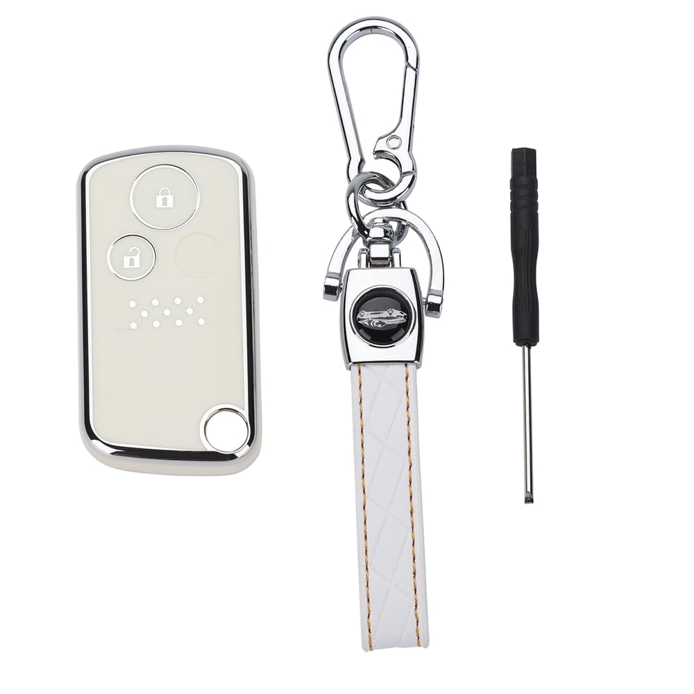 Kinotaka TPU Smart Key Case for Honda Cars, Step Wagon, Freed, Elysion, Odyssey, CR-Z,