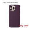 Iphone16 Pro For Solid Color Magnetic Silicone Phone Protective Case With Logo