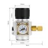30PSI/60PSI/90PSI Mini CO2 Charger Kit, Thread Connection Homebrew Beer Pressure Regulator with Gas Ball Lock Disconnect