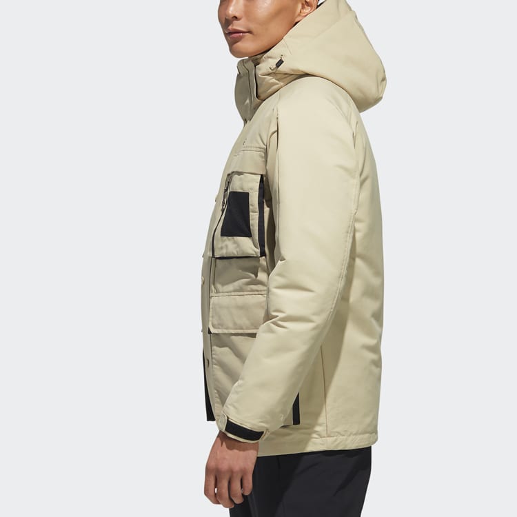 adidas Down Jackets Men's Grassland Brown Moderate GP2917