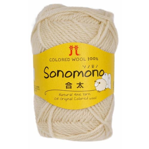 

Пряжа Hamanaka Sonomono Gota Gota Col.1, кремовый тип, около 40 г. 120м 0064