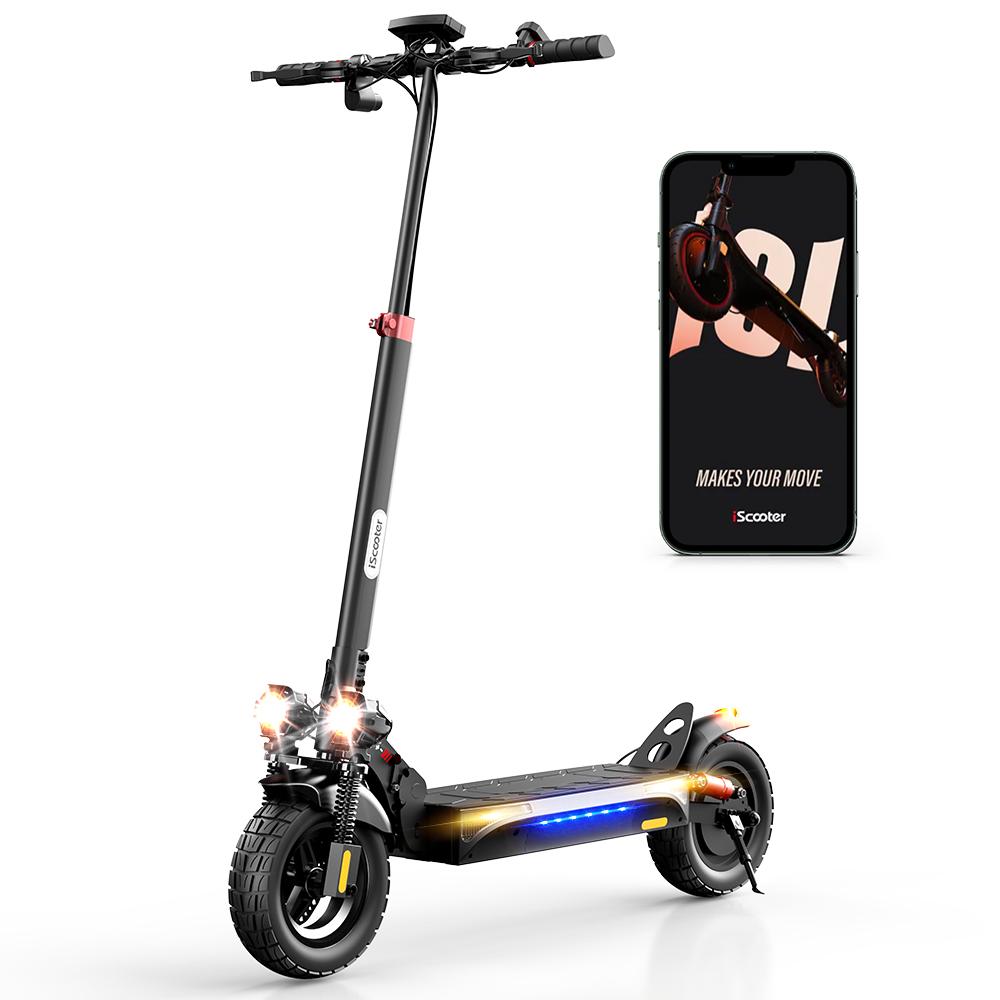 iScooter IX4 10" Off-Road Electric Scooter – 800W Motor, 45km Range, App Control, Foldable Design(NO ABE)